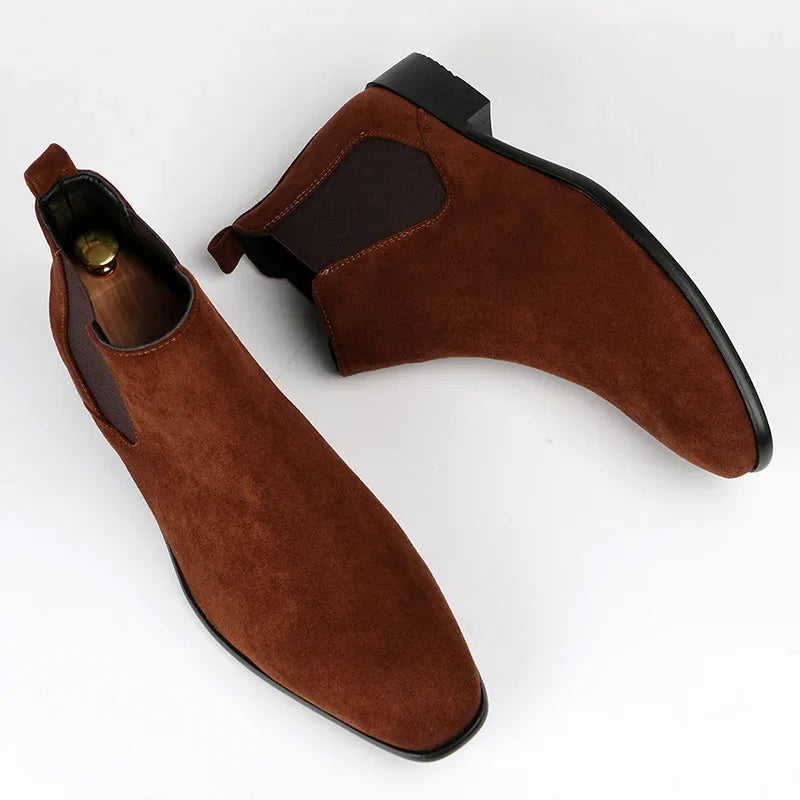 Bernd | Herren Knöchelhohe Chelsea Boots zum Hineinschlüpfen