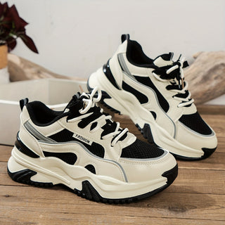 Helga | Stylische Damen-Sneaker mit Plateausohle