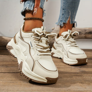 Helga | Stylische Damen-Sneaker mit Plateausohle