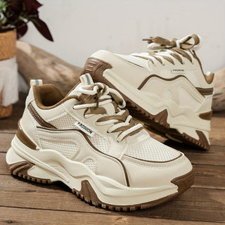 Helga | Stylische Damen-Sneaker mit Plateausohle