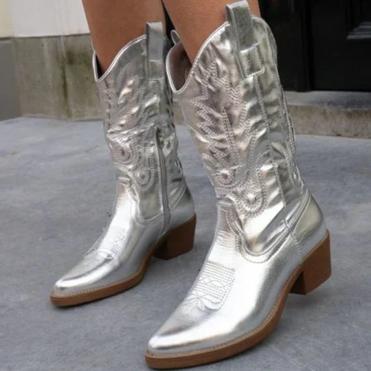 Karin  | Klassische Lederstiefel für Damen