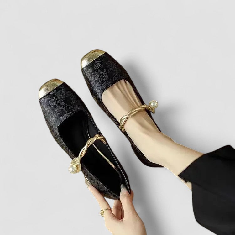 Gabriela | Damen Orthopädische Mary Jane Niedrig-Absatz-Schuhe