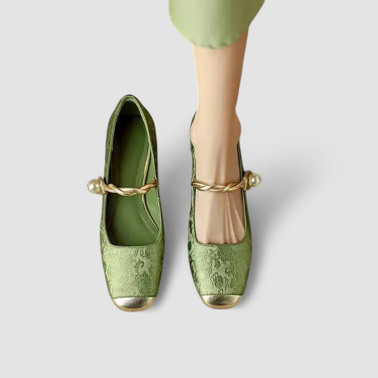 Gabriela | Damen Orthopädische Mary Jane Niedrig-Absatz-Schuhe