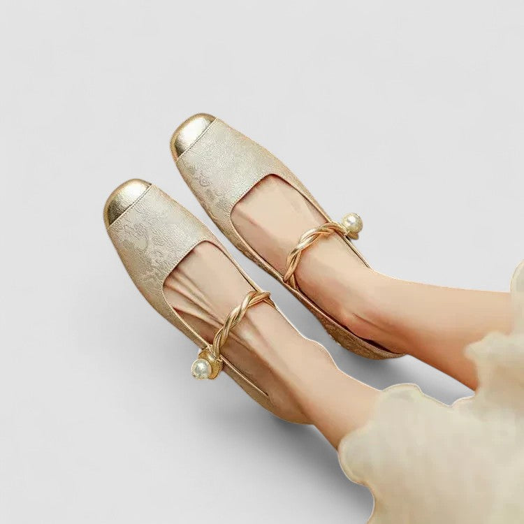 Gabriela | Damen Orthopädische Mary Jane Niedrig-Absatz-Schuhe