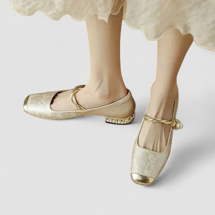 Gabriela | Damen Orthopädische Mary Jane Niedrig-Absatz-Schuhe