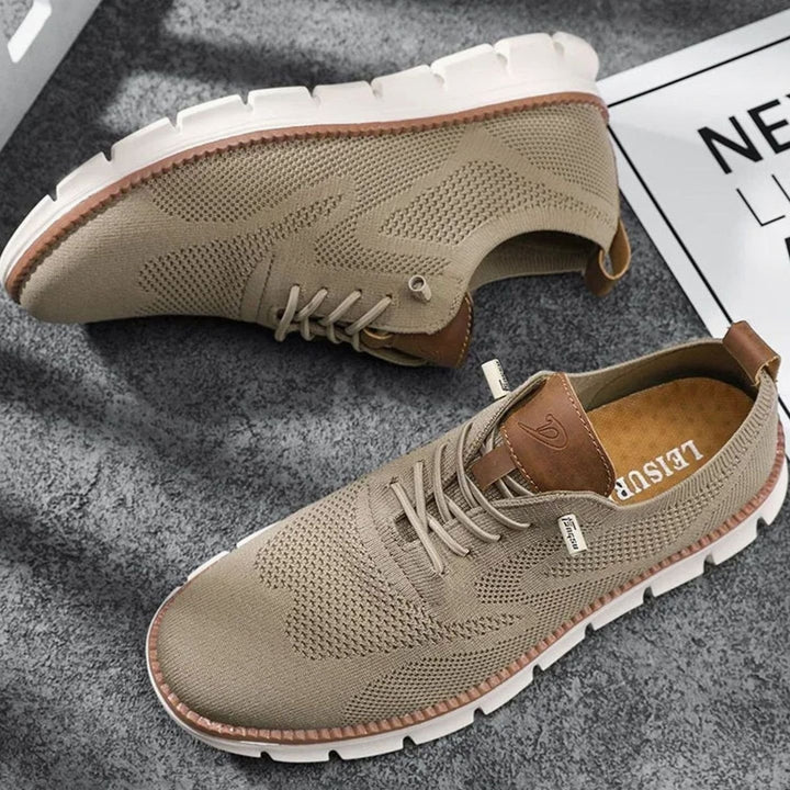 Herren Atmungsaktive Leichte Schnür-Sneaker im Casual-Stil