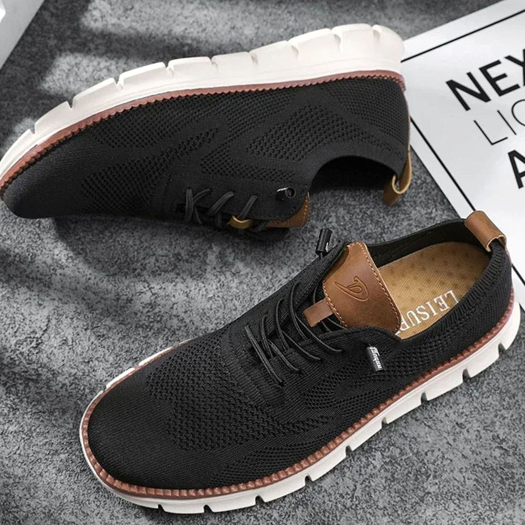 Herren Atmungsaktive Leichte Schnür-Sneaker im Casual-Stil