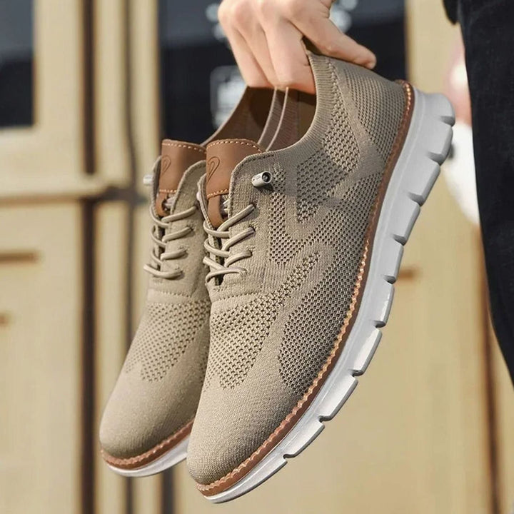 Herren Atmungsaktive Leichte Schnür-Sneaker im Casual-Stil