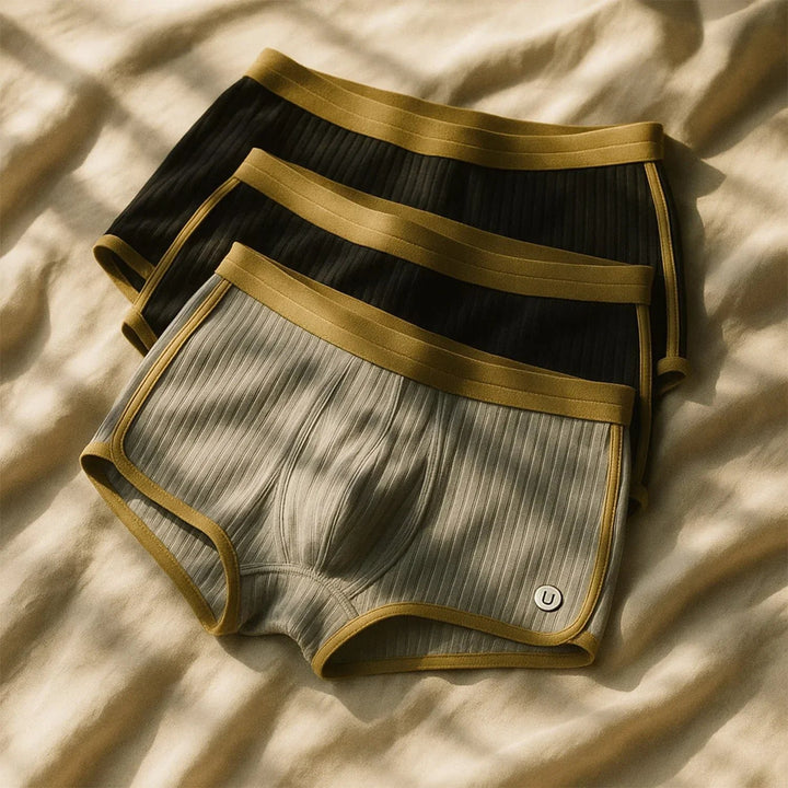 Herren Boxershorts Bio-Baumwolle Atmungsaktiv Komfort