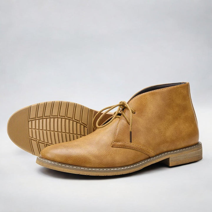 Herren Chukka Mens Boots Schnürung Knöchelhohe Lederstiefel