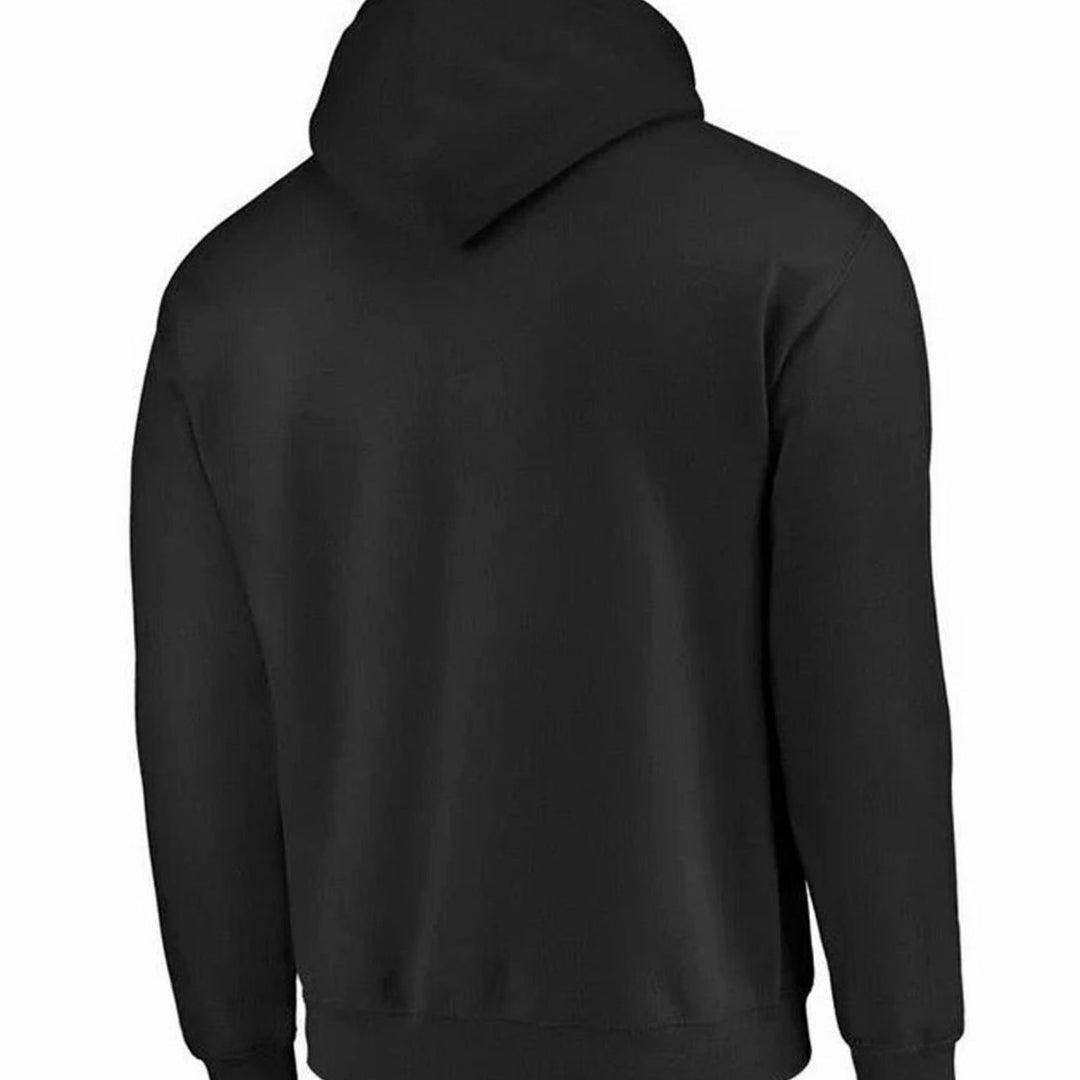 Herren Fleece Kapuzen-Sweatshirt mit Kordelzug und Känguru-Tasche
