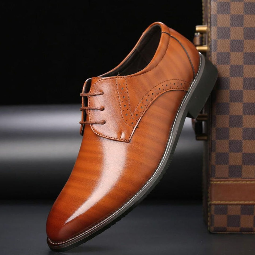 Herren Formelle Schnürschuhe Zeitlose Brogue Derby - Gelb