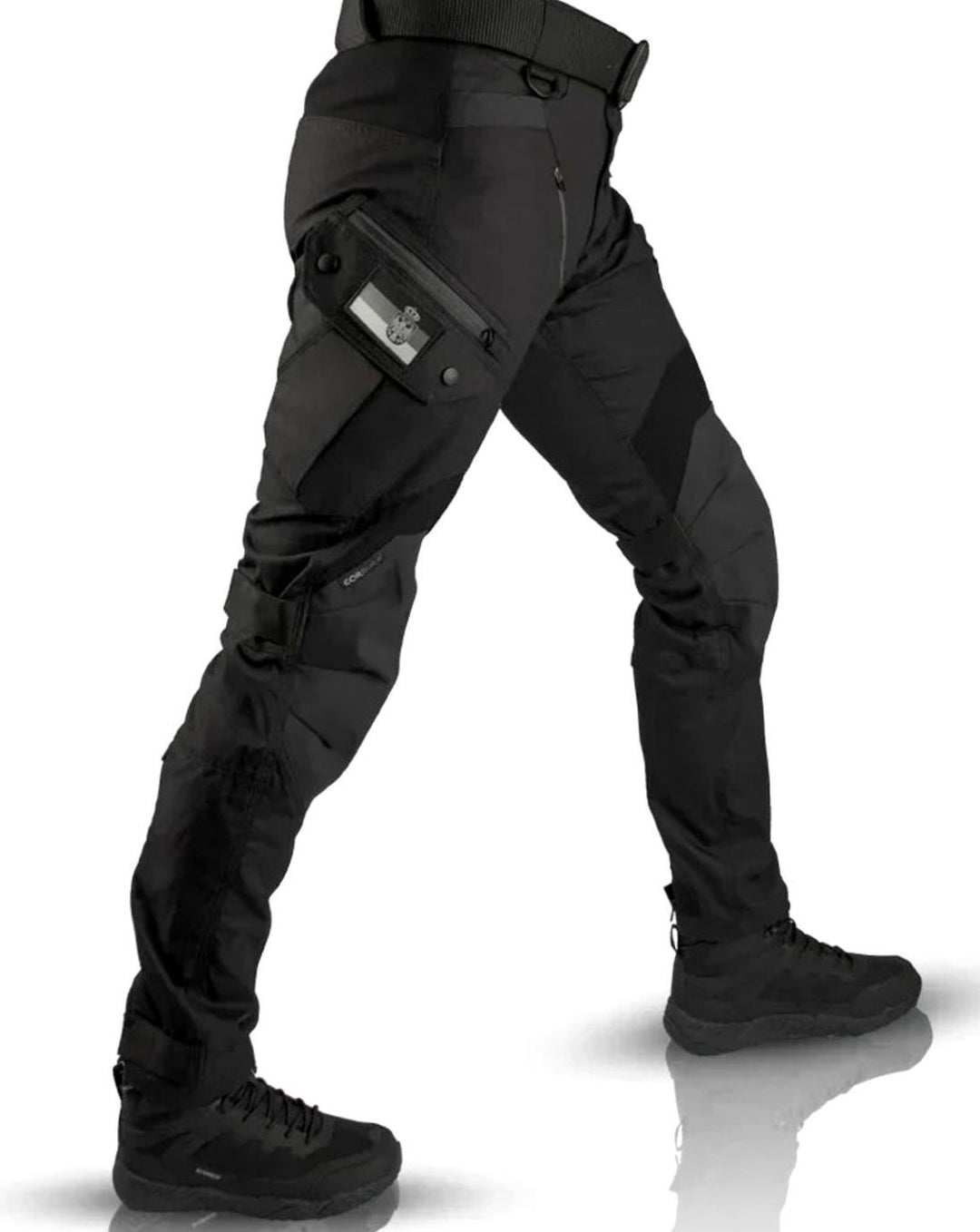 Herren Funktionale Tactical-Hose Outdoor Mehrtaschen Kampfhose - Schwarz