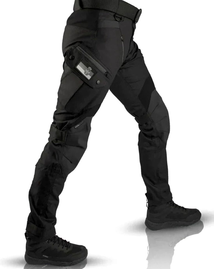 Herren Funktionale Tactical-Hose Outdoor Mehrtaschen Kampfhose - Schwarz