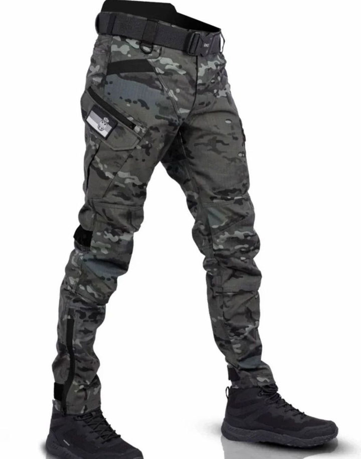 Herren Funktionale Tactical-Hose Outdoor Mehrtaschen Kampfhose - Tarnung