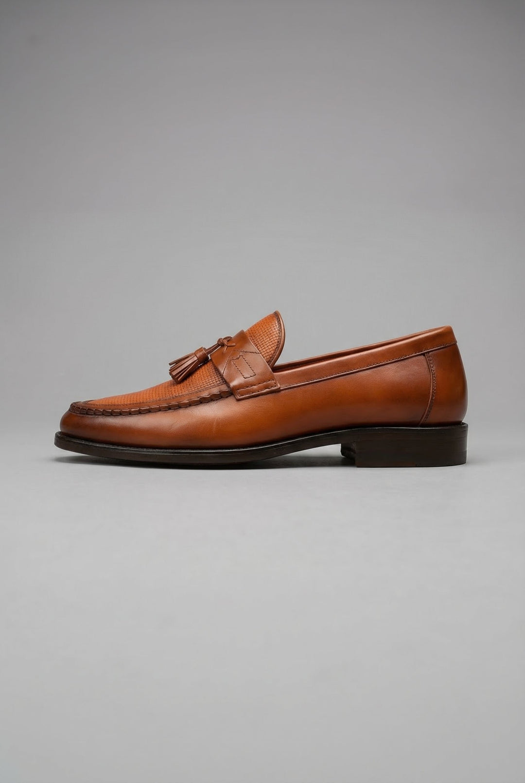 Herren Klassische Gewebte Quasten-Slipper Loafers