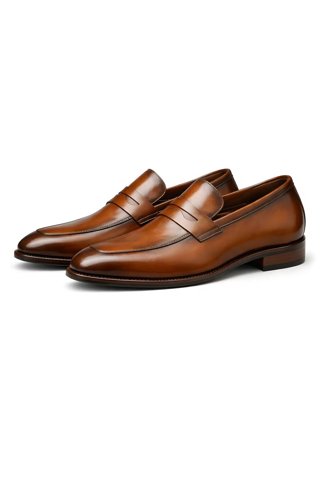 Herren Klassische Slip-On Penny Loafer Halbschuhe
