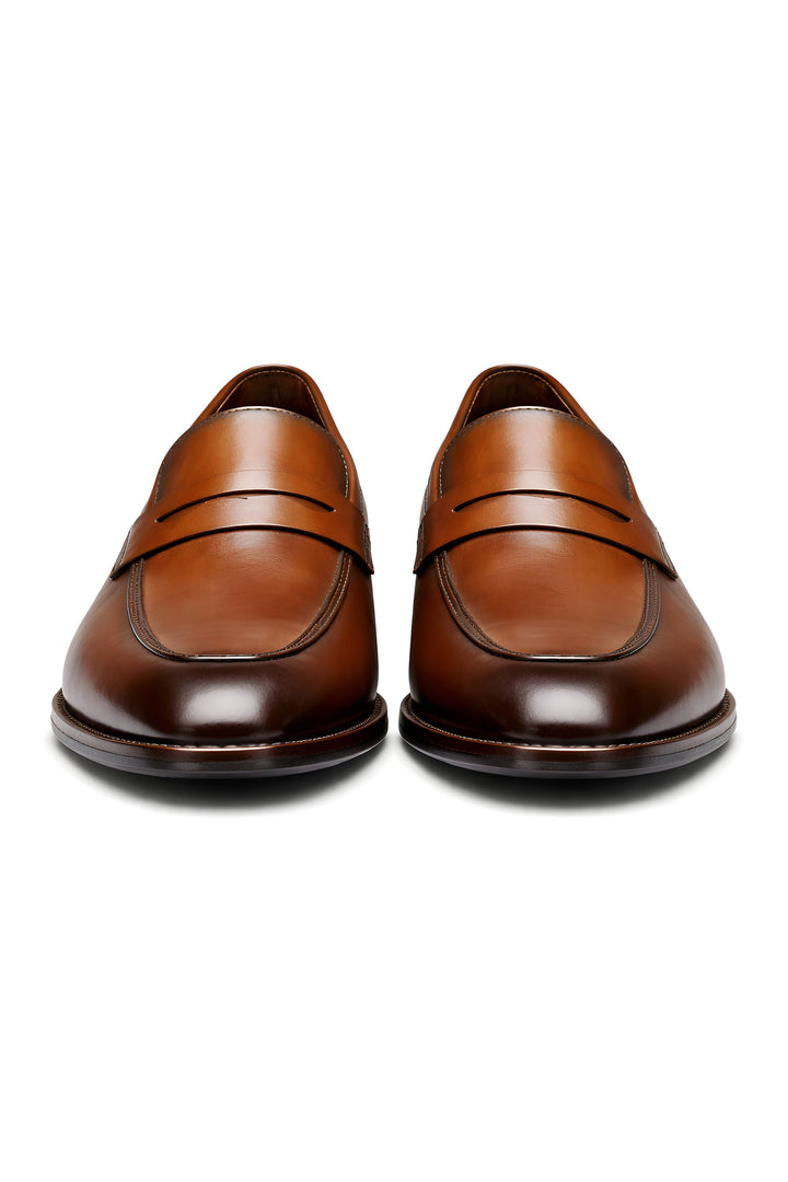 Herren Klassische Slip-On Penny Loafer Halbschuhe