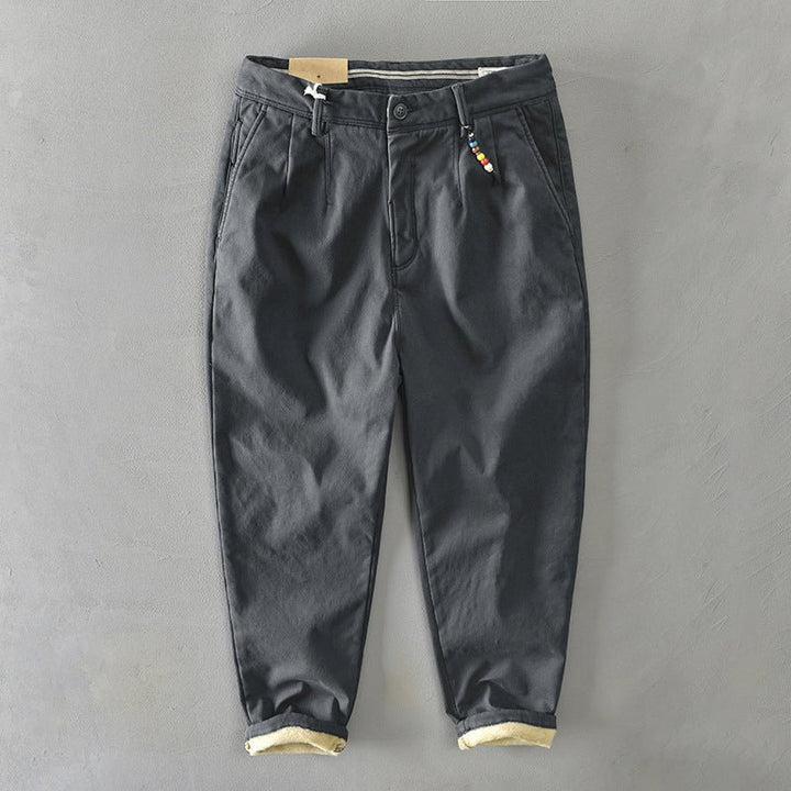Herren Lässige Tapered Chino Hose - Gray