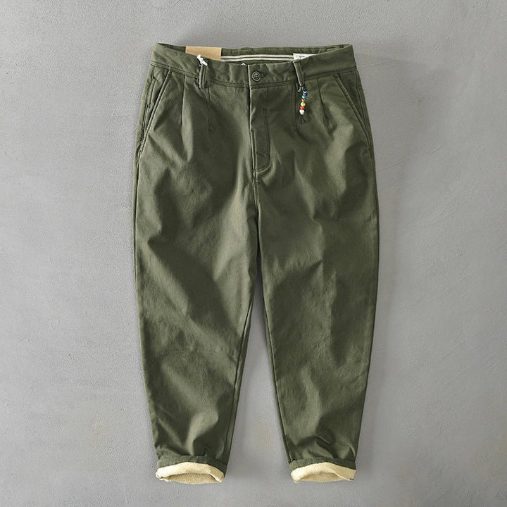 Herren Lässige Tapered Chino Hose - Green