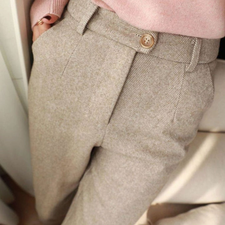 Herren Maßgeschneiderte Knöchellange Hose mit Bundfalten Frühjahr