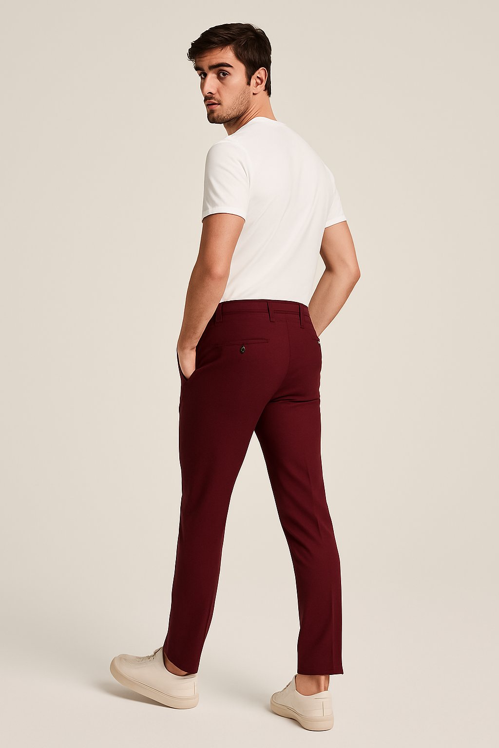 Herren Slim-Fit Business Chino Hose