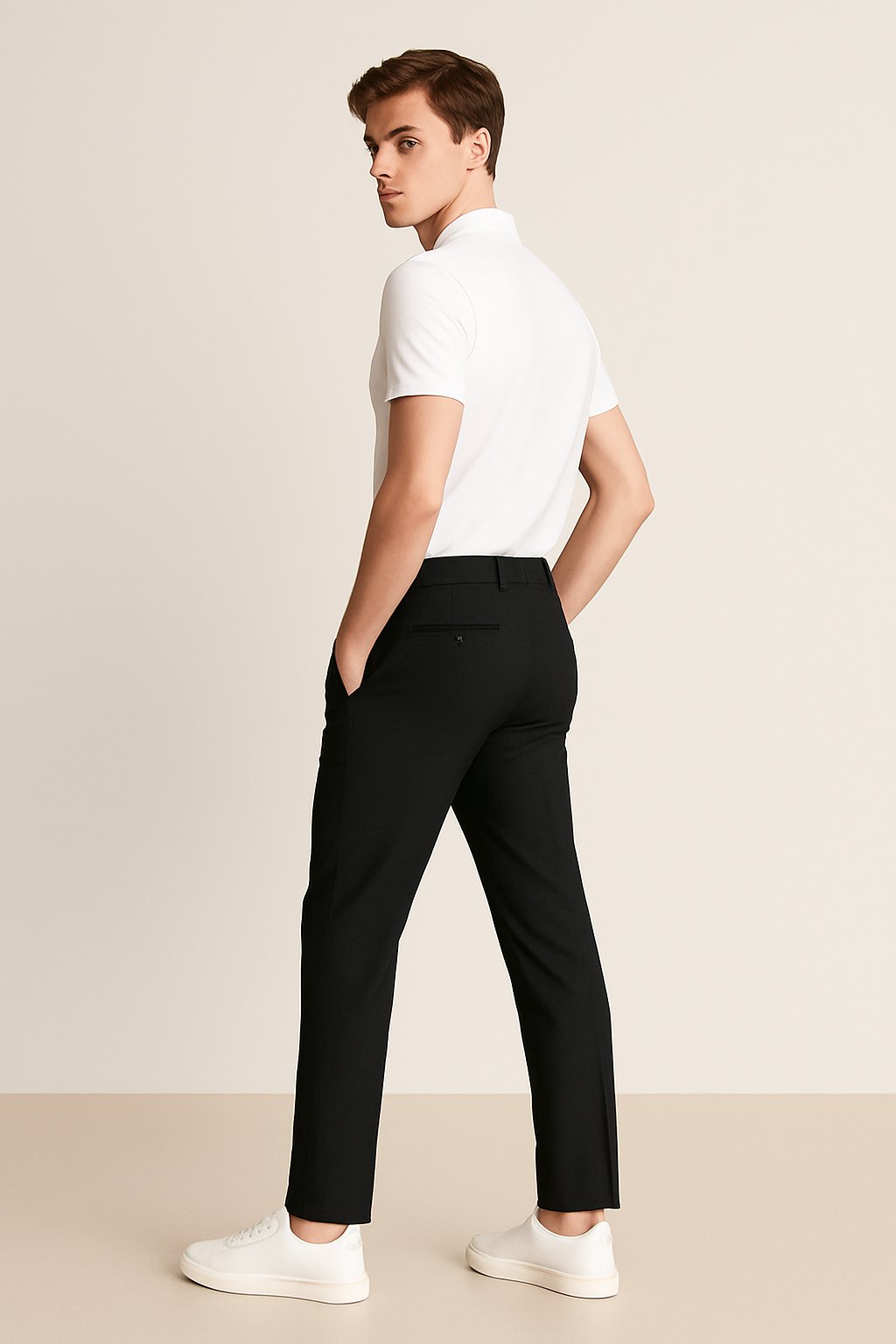 Herren Slim-Fit Business Chino Hose
