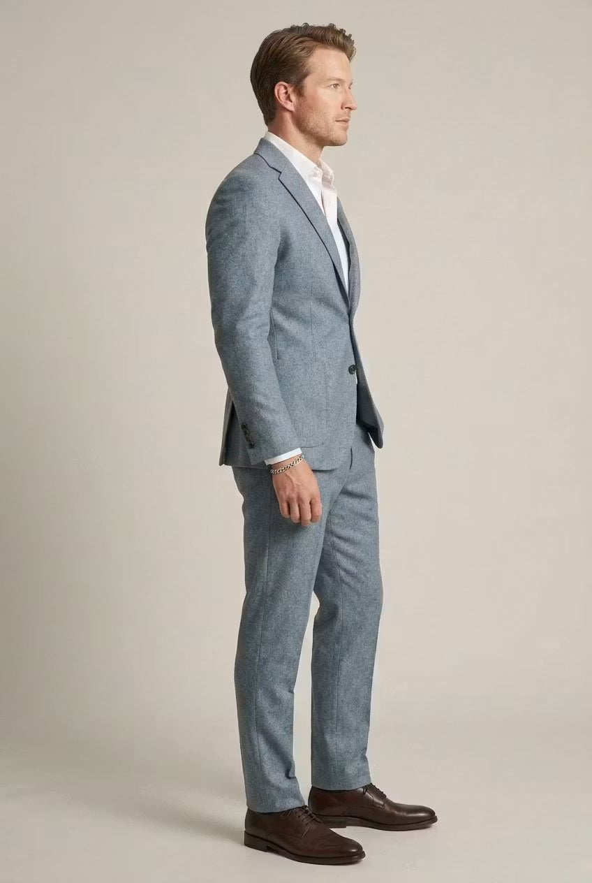 Herren Slim-Fit Two-Piece Set Business Anzug