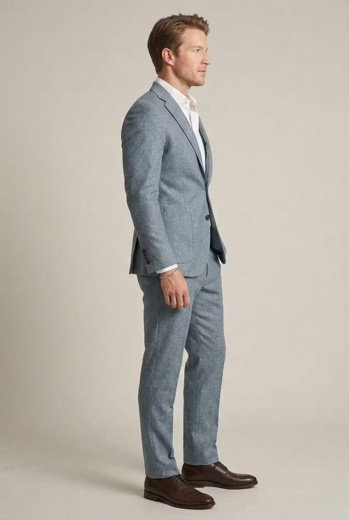 Herren Slim-Fit Two-Piece Set Business Anzug