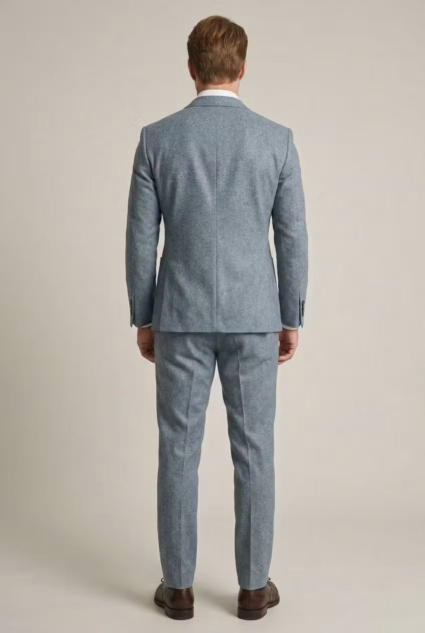 Herren Slim-Fit Two-Piece Set Business Anzug