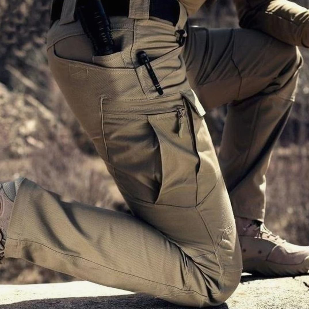 Herren Tactical Cargo Hose Outdoor Wandern Mehrtaschen Langbein