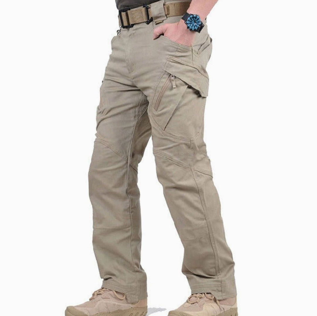 Herren Tactical Cargo Hose Outdoor Wandern Mehrtaschen Langbein - Khaki