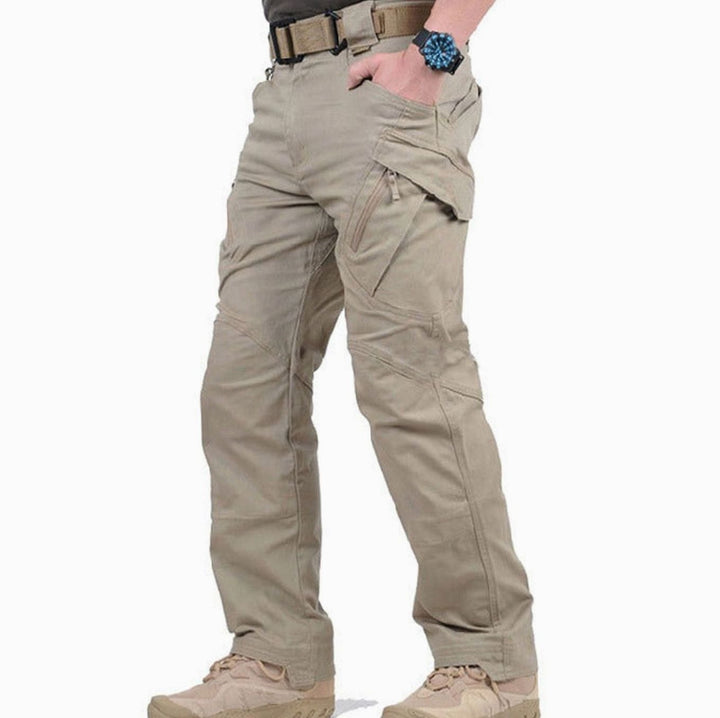 Herren Tactical Cargo Hose Outdoor Wandern Mehrtaschen Langbein - Khaki