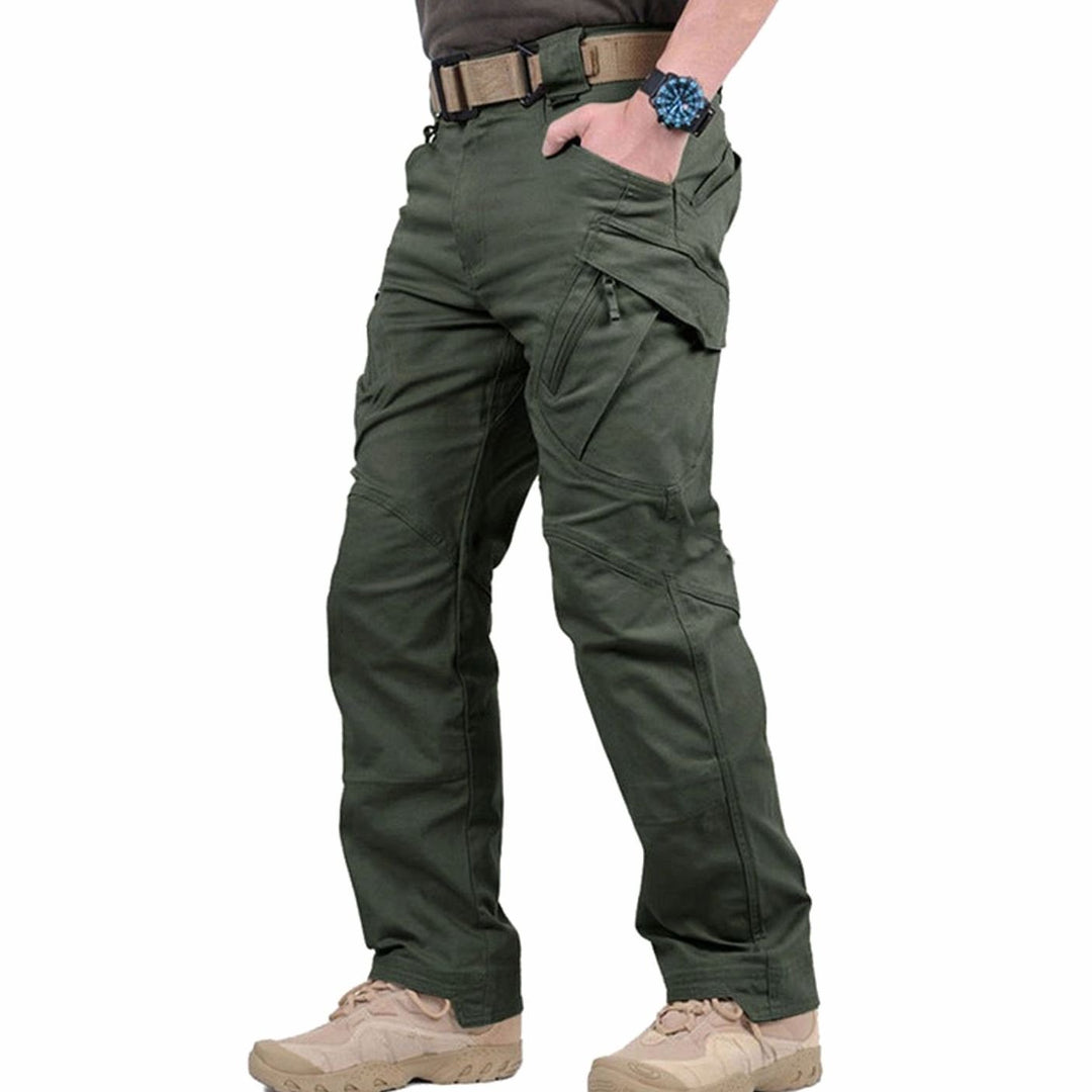 Herren Tactical Cargo Hose Outdoor Wandern Mehrtaschen Langbein - Grün