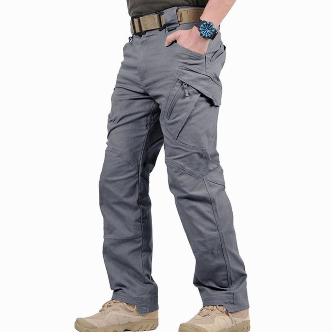 Herren Tactical Cargo Hose Outdoor Wandern Mehrtaschen Langbein - Grau