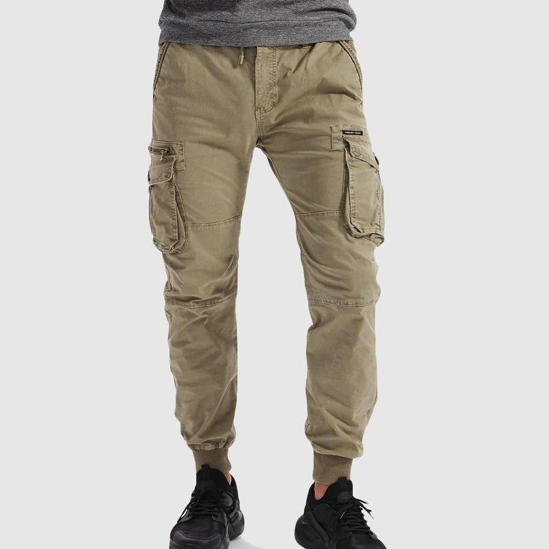 Herren Taktische Cargo-Jogger mit Kordelzug