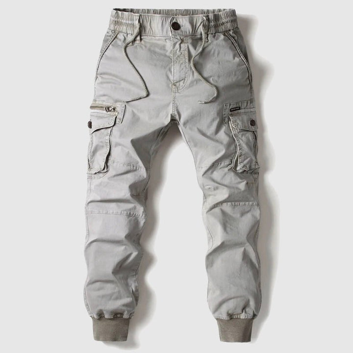 Herren Taktische Cargo-Jogger mit Kordelzug - Grey