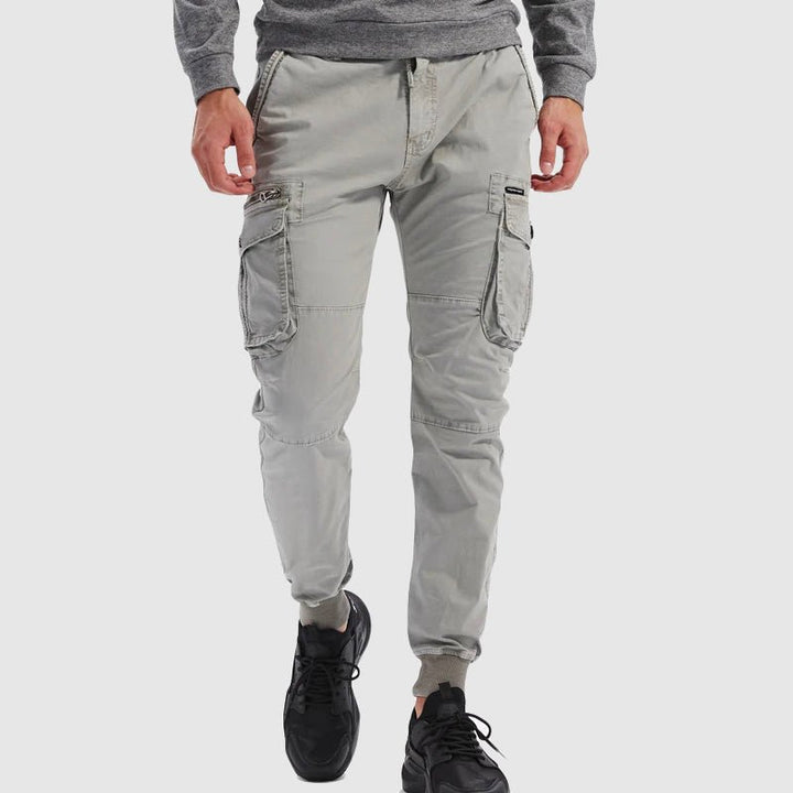 Herren Taktische Cargo-Jogger mit Kordelzug