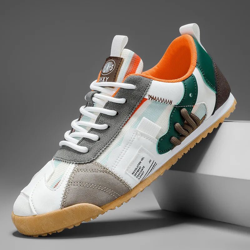 Herren Utility Sneakers Mesh Wildleder Trail Design - Orange