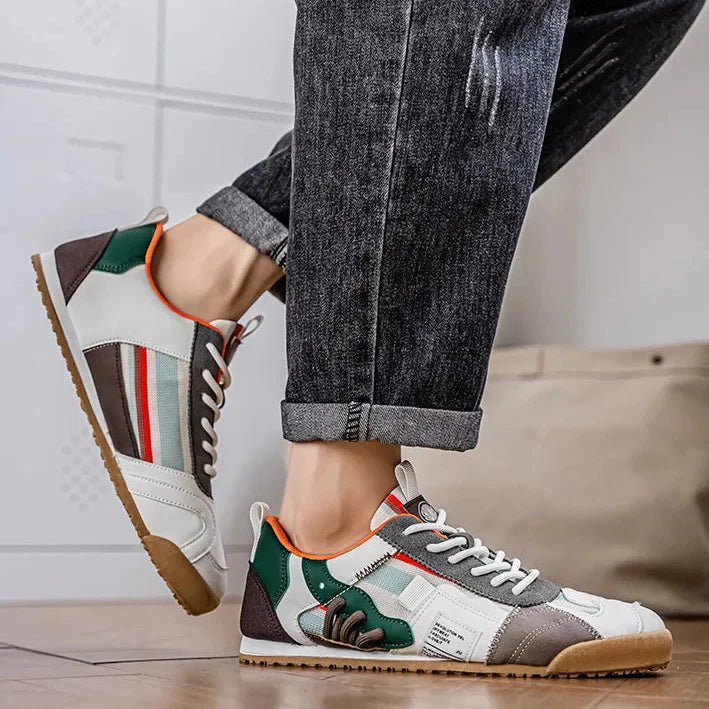 Herren Utility Sneakers Mesh Wildleder Trail Design