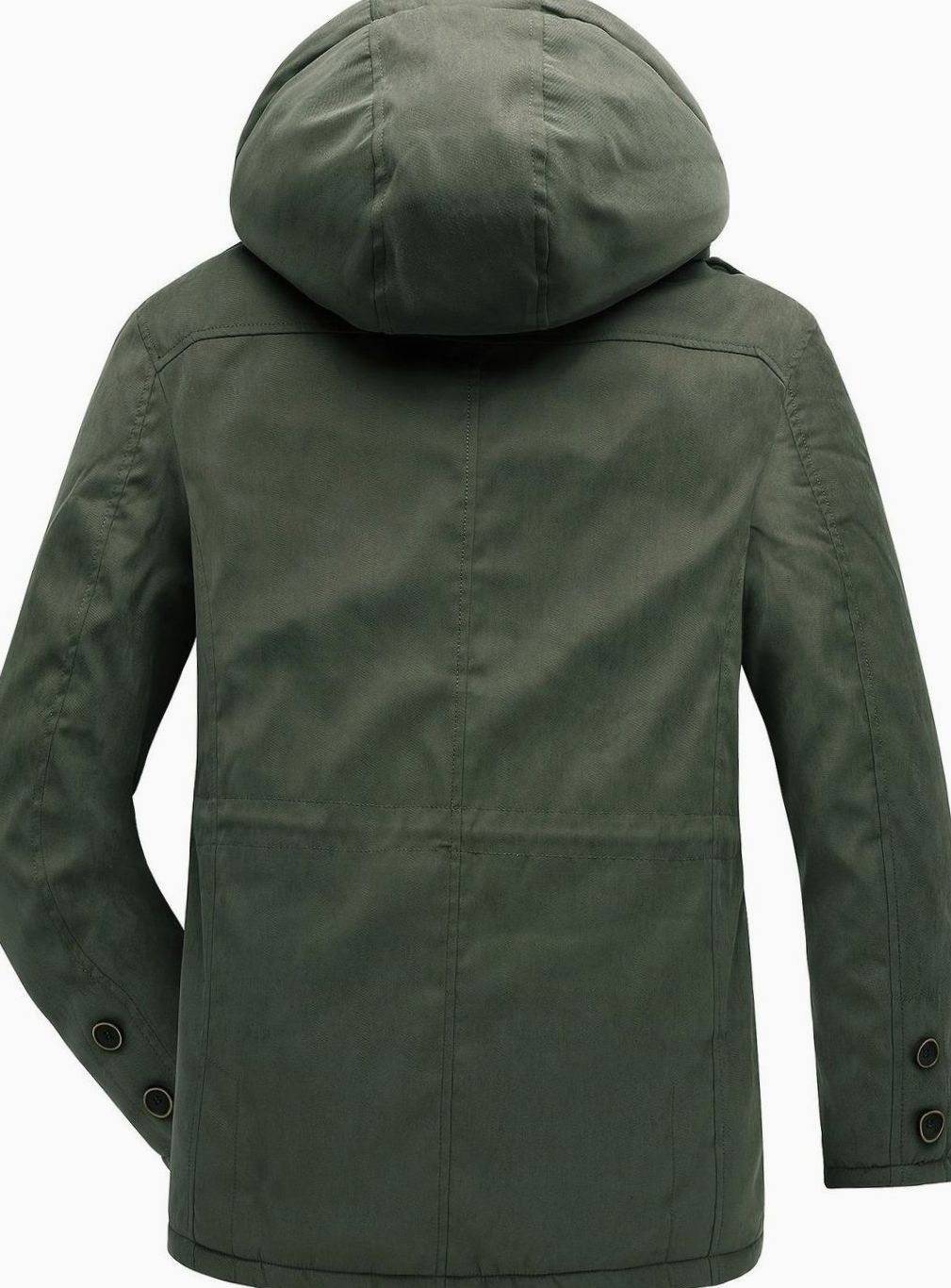 Herren Wattierte Kapuzenjacke mit Mehreren Taschen für den Winter