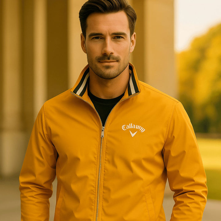 Herren Windbreaker Jacke Wasserfest Leicht Reissverschluss