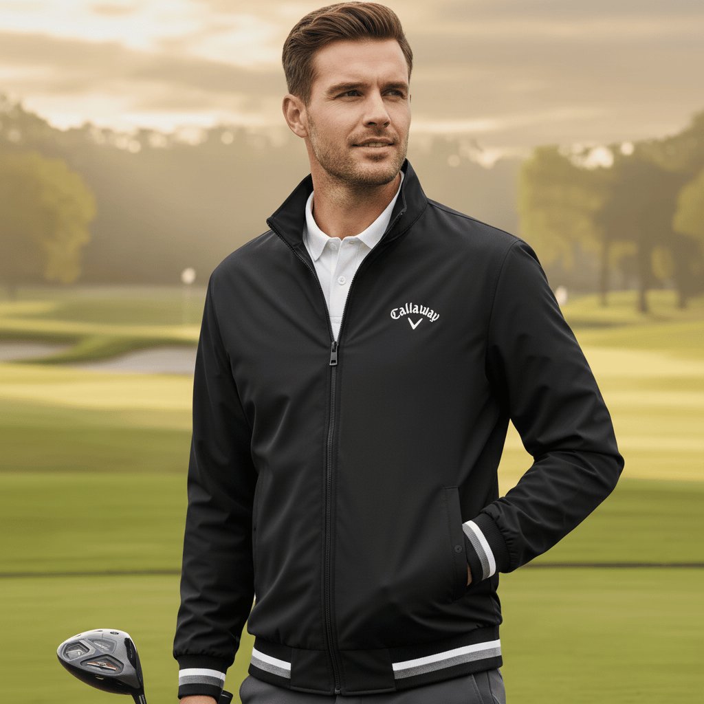 Herren Windbreaker Jacke Wasserfest Leicht Reissverschluss