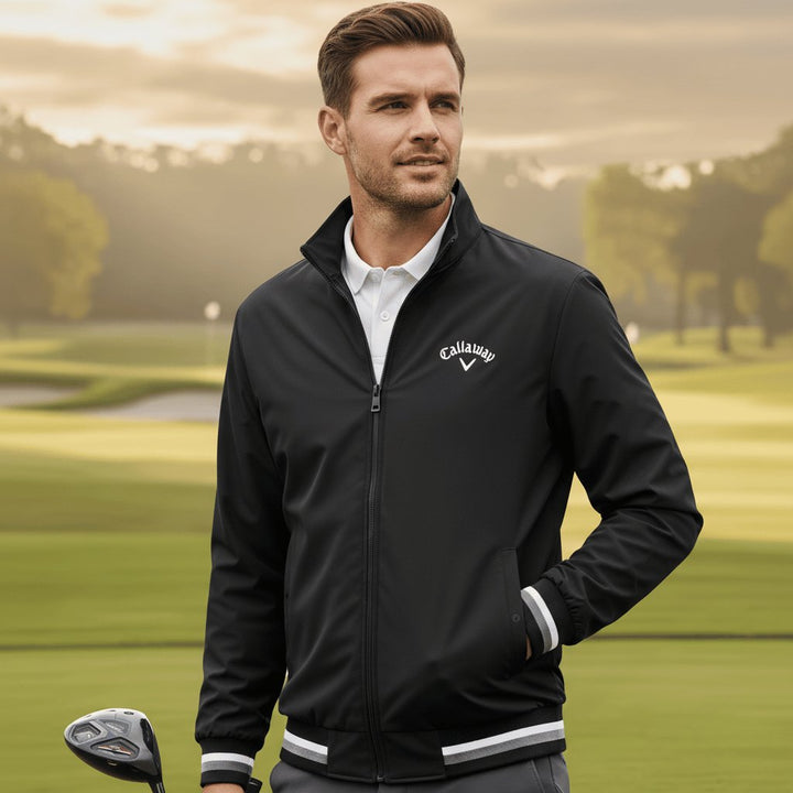 Herren Windbreaker Jacke Wasserfest Leicht Reissverschluss
