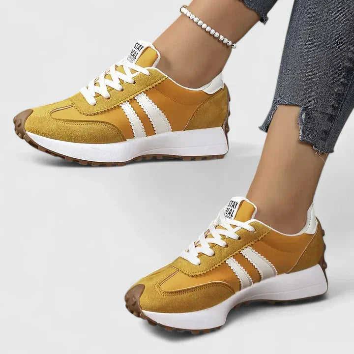 Johanna | Damen Frühlings Retro Schnürsneaker