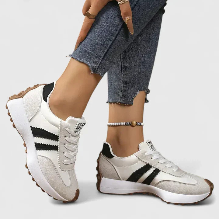 Johanna | Damen Frühlings Retro Schnürsneaker