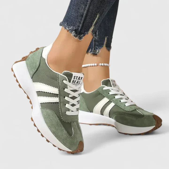 Johanna | Damen Frühlings Retro Schnürsneaker