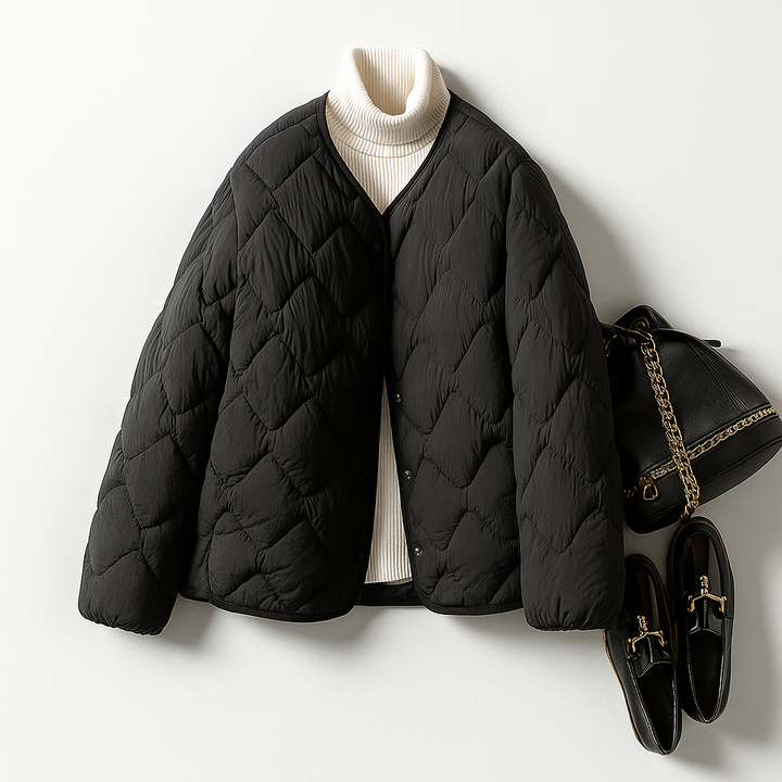 Katharina | Damen Warme Gesteppt Leichte Pufferjacke