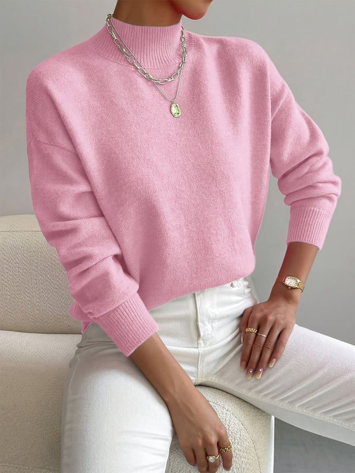 Elke | Damen Eleganter Rollkragenpullover
