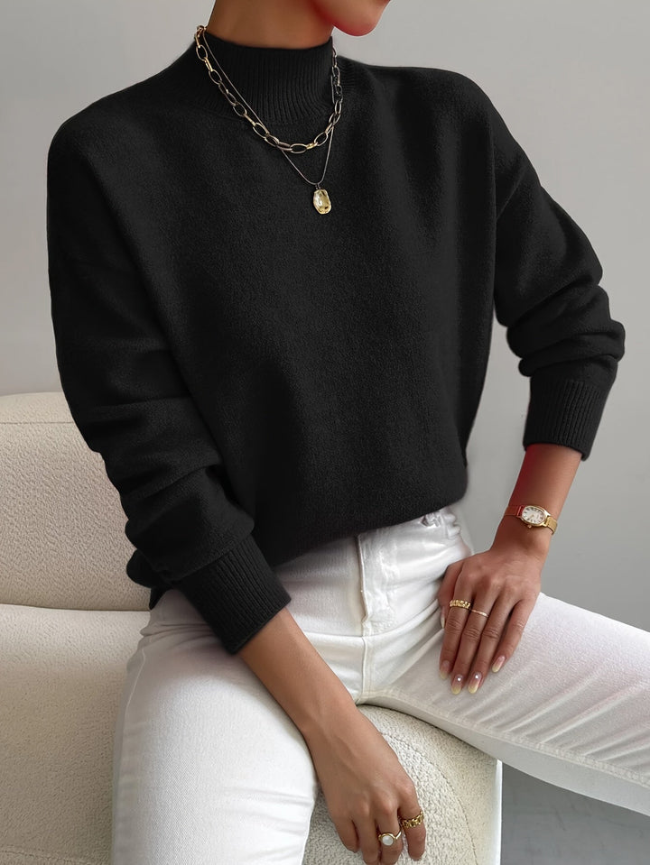 Elke | Damen Eleganter Rollkragenpullover